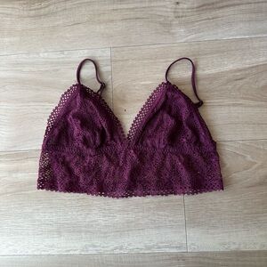Victoria secret purple lace bralette